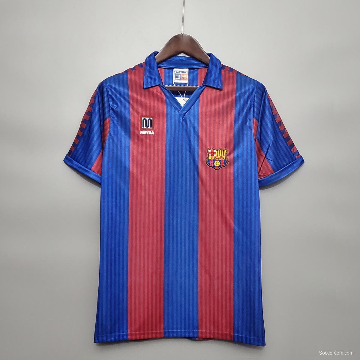 Retro Barcelona 90/91 home Soccer Jersey