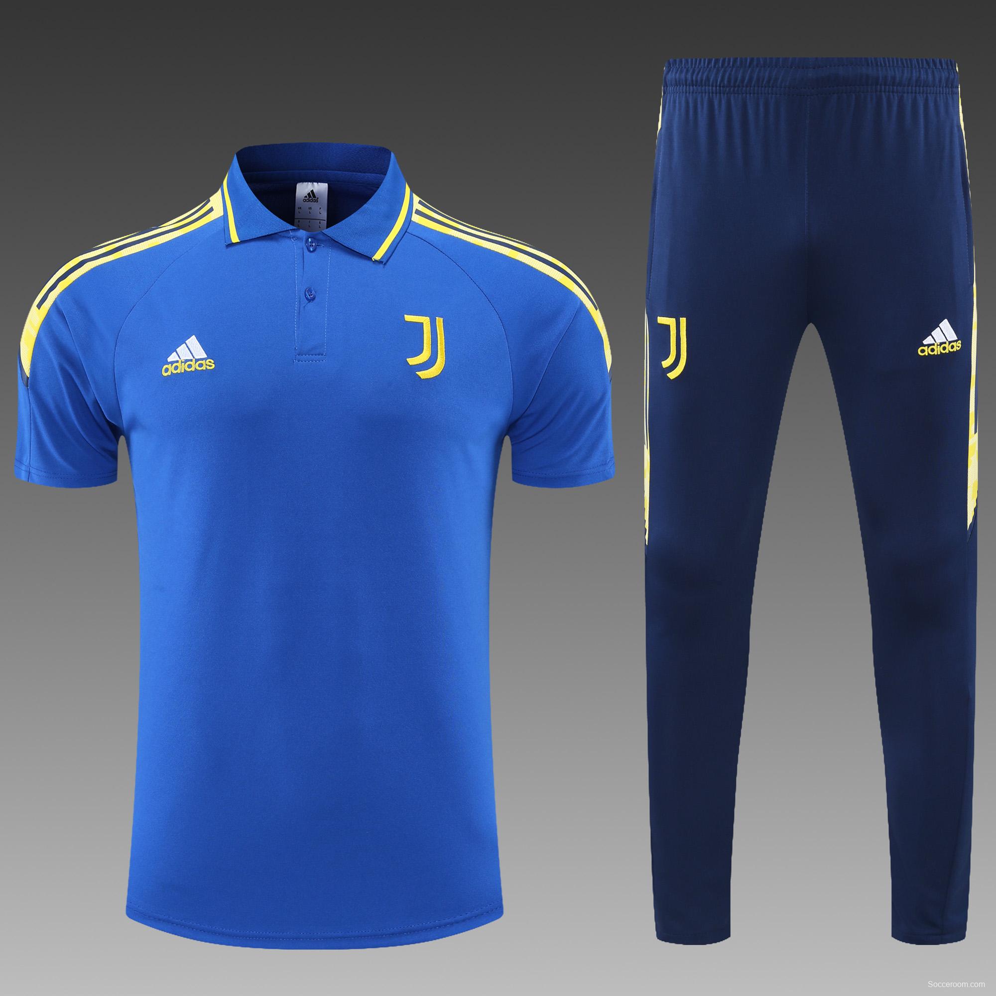 Juventus POLO kit blue and yellow stripes(not supported to be sold separately)