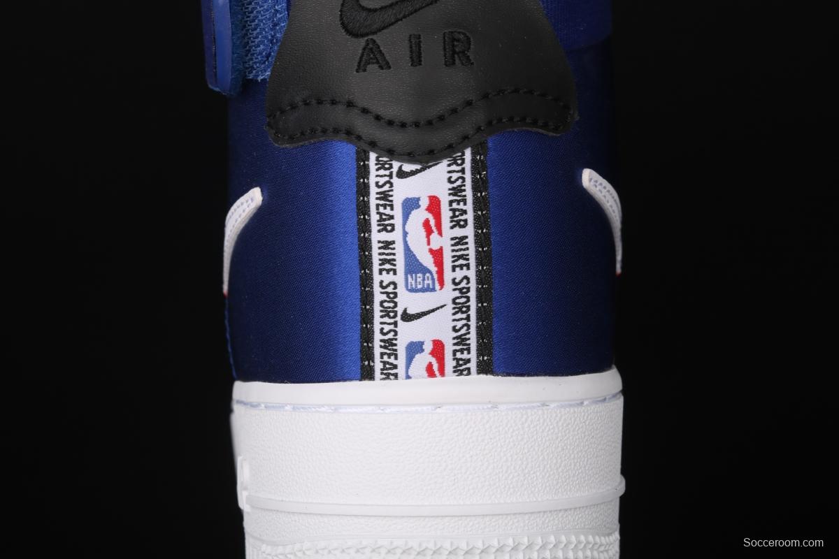 NIKE Air Force 1 High LV8 NBA joint name silk stitching high-top casual board shoes BQ4591-102