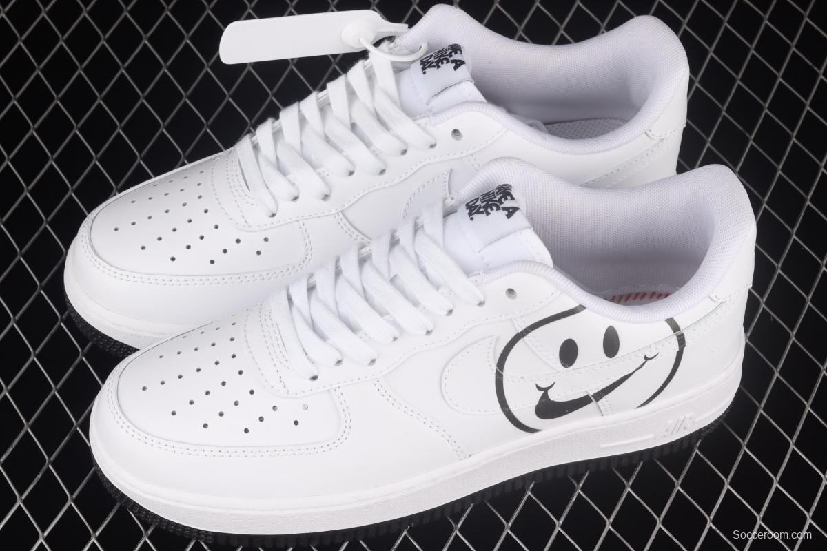 NIKE Air Force 11607 Lv8 ND Have A Good Day Air Force smiley face series low-top casual board shoes BQ9044-100