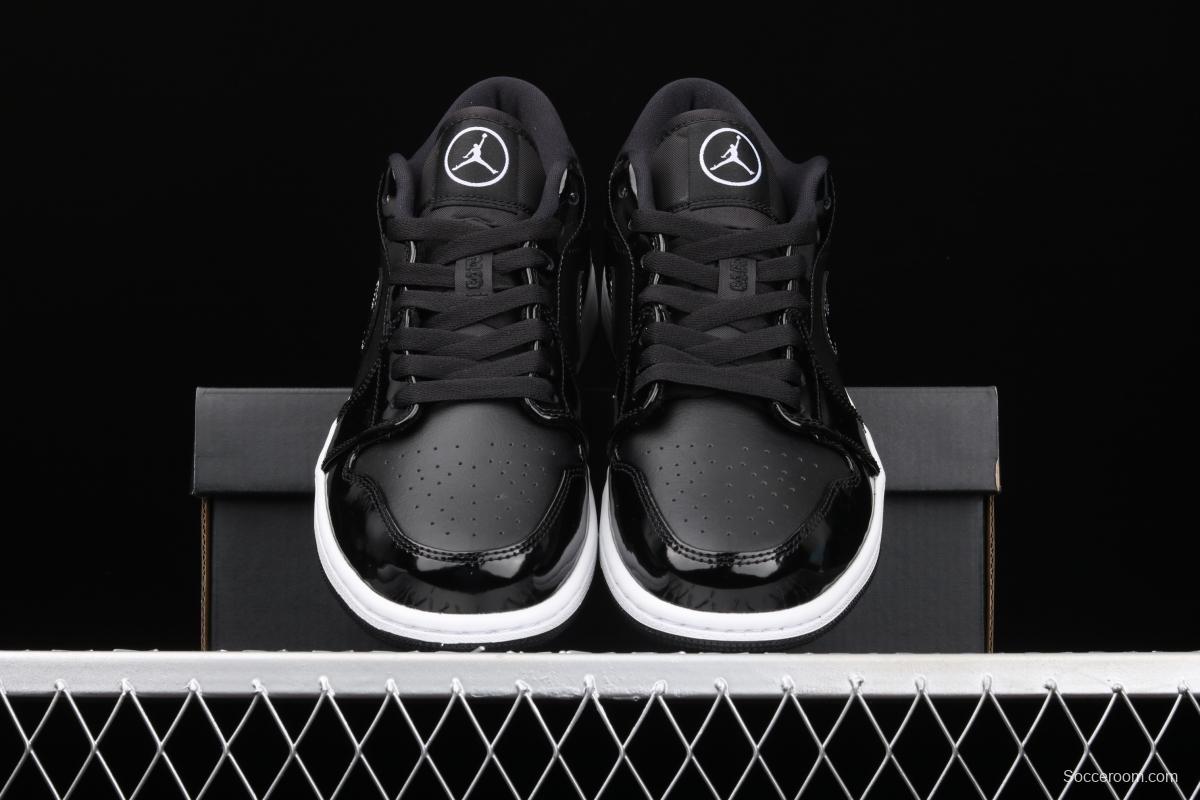 Air Jordan 1 Low ASW low-top all-Star patent leather black low-top basketball shoes DD1650-001