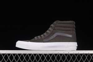 Vans Sk8-Hi Slim classic haze grey high top casual board shoes VN0A38F7POT