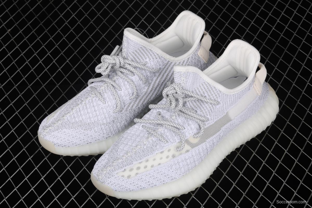 Adidas Yeezy Boost 350 V2 Static EF2367 Darth Coconut 350 second generation hollowed-out silk star BASF popcorn