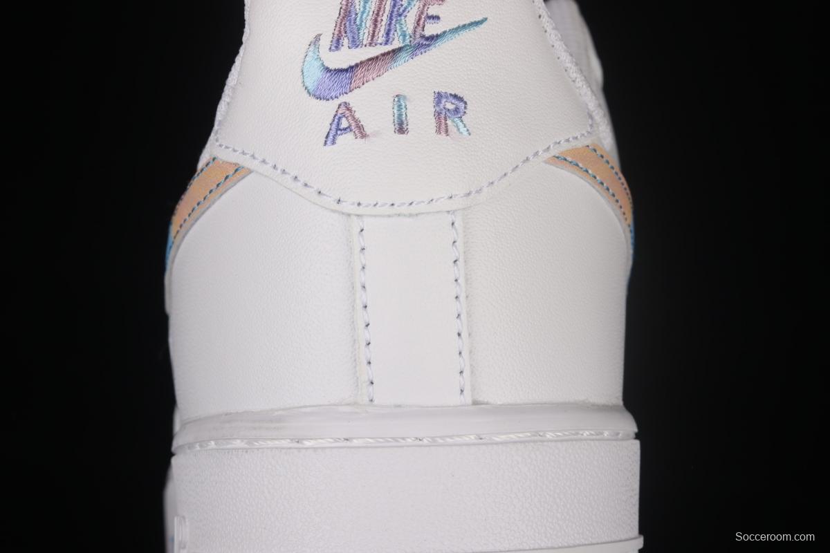 NIKE Air Force 1x 07 Lx graffiti low upper board shoes DD8959-100