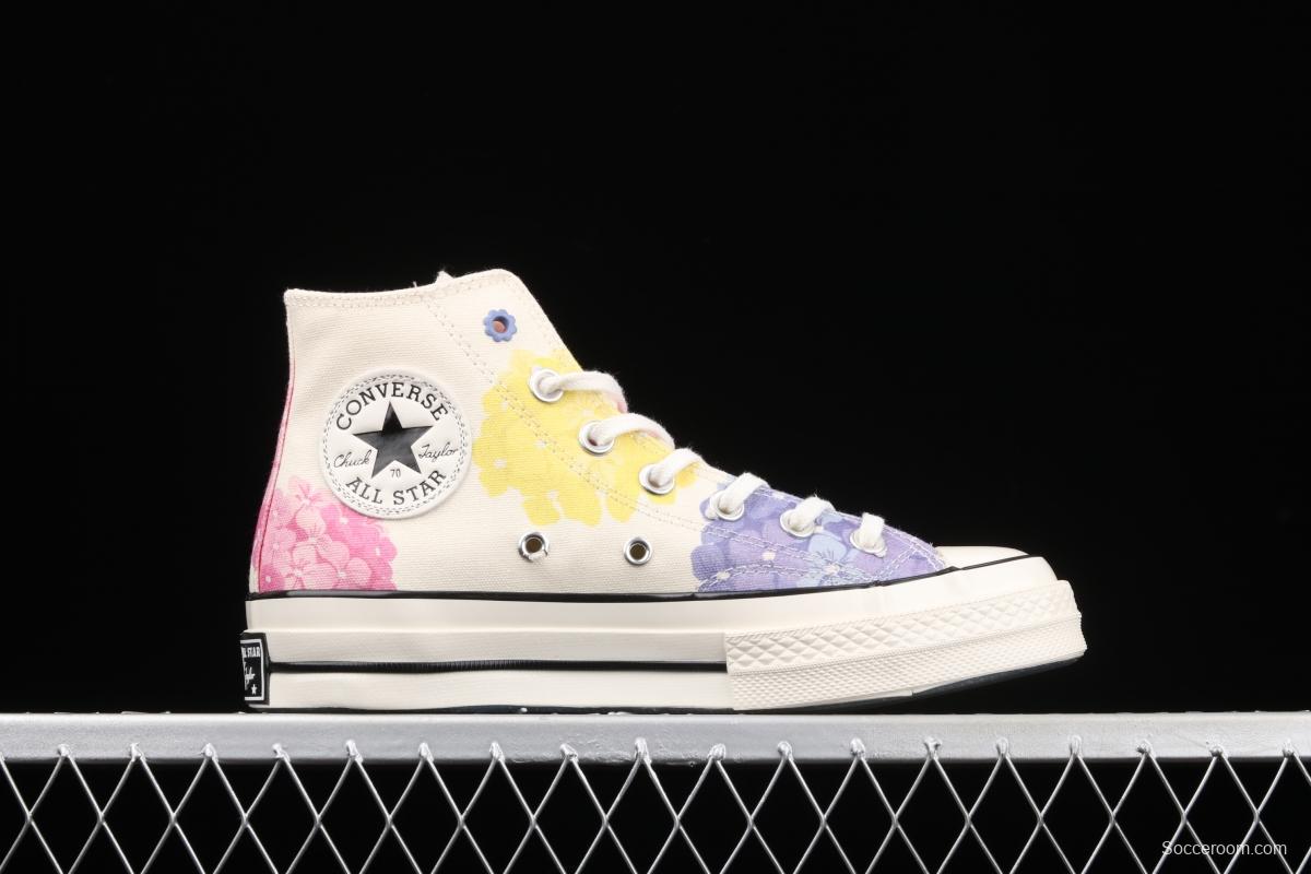 Converse 1970S Flower Series High Top Leisure Board shoes 570580C