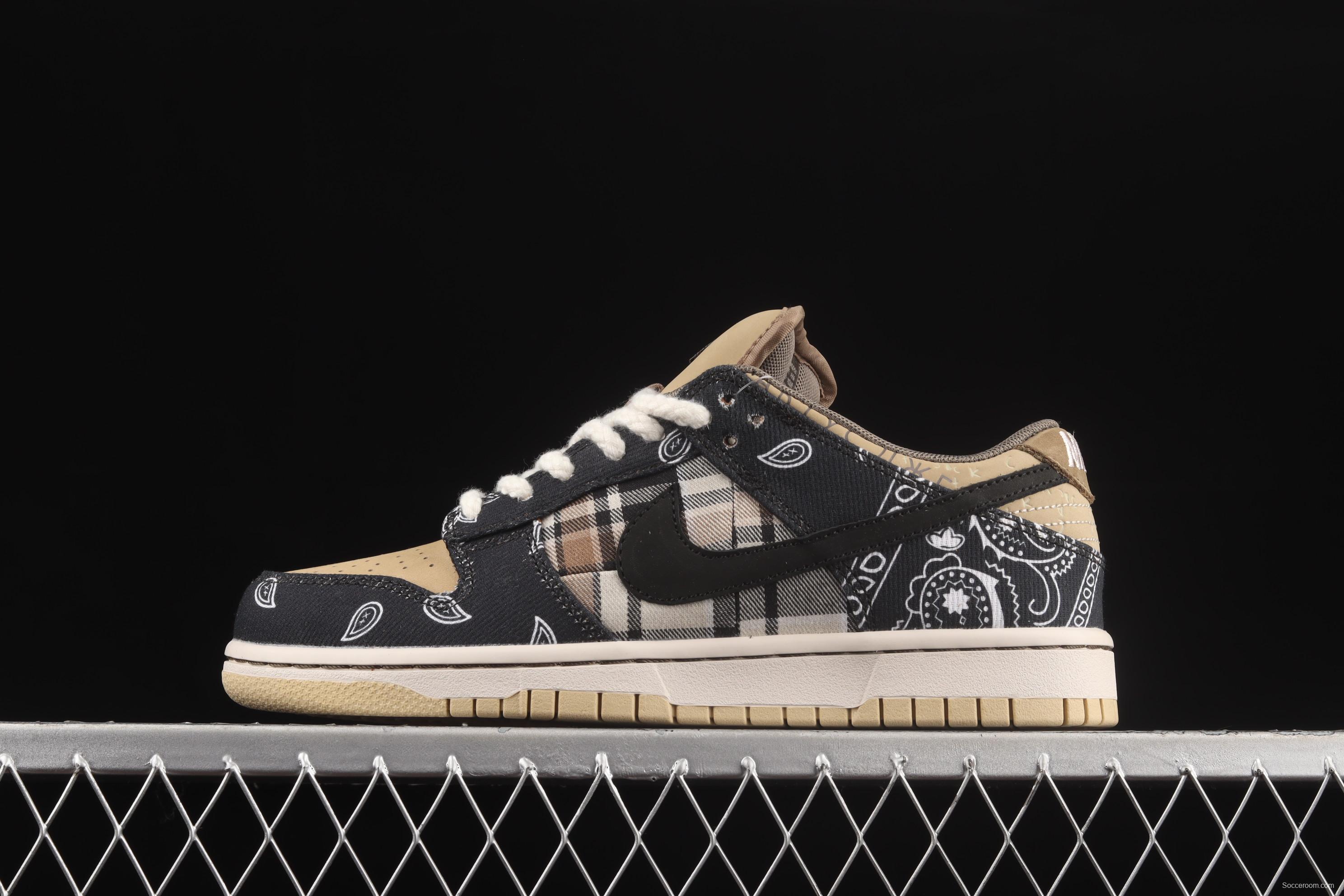 Travis Scott × SB DUNK joint name board shoes cashew fruit CT5053-001