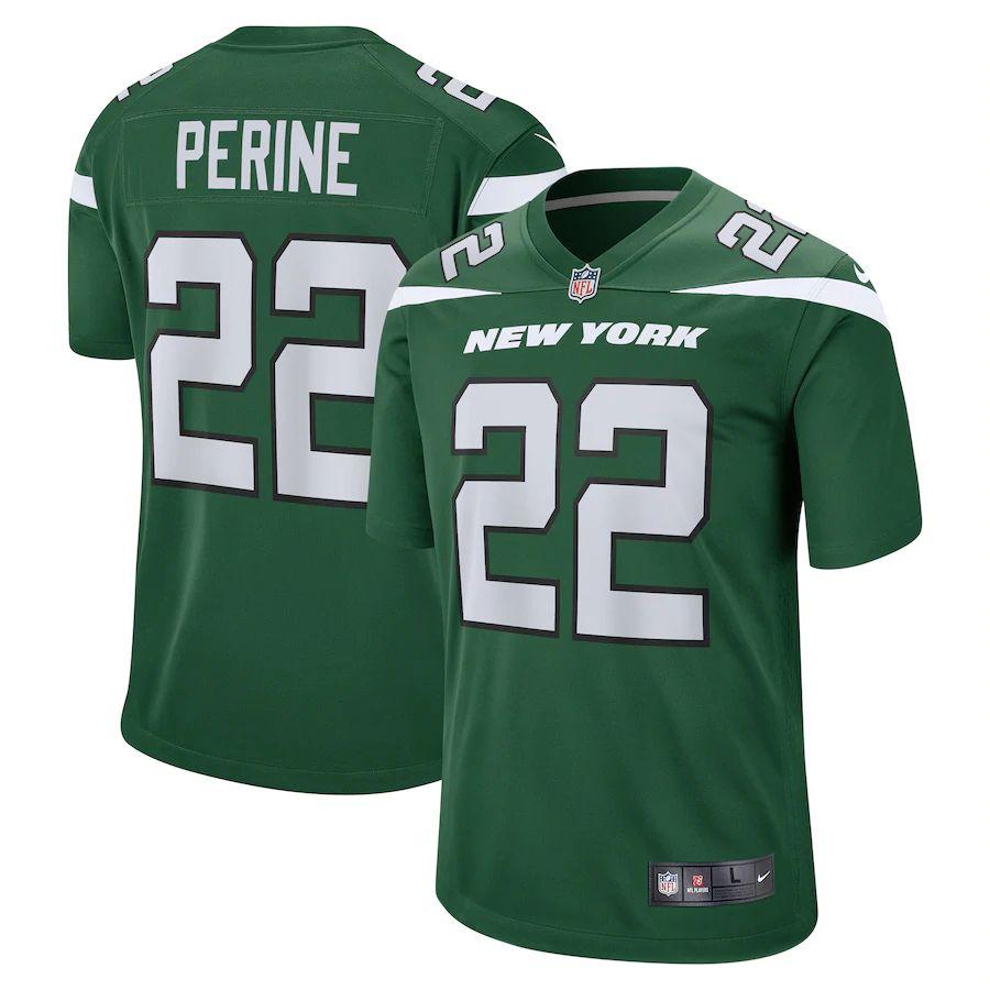 Men's La'Mical Perine Gotham Green Player Limited Team Jersey