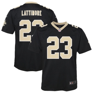 Youth Marshon Lattimore Black 2018 Player Limited Team Jersey