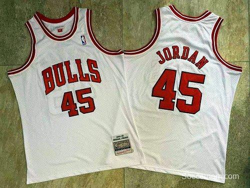 Men's Michael Jordan White Retro Classic Team Jersey