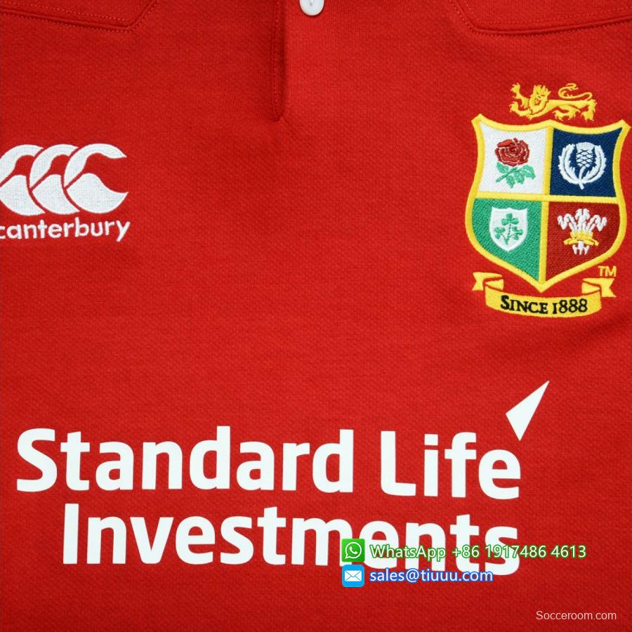 British &amp; Irish Lions 2017 Mens Classic Rugby Jersey