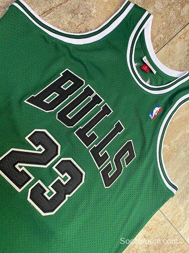 Men's Michael Jordan Green Retro Classic Team Jersey