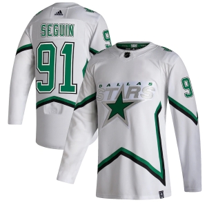 Women's Tyler Seguin White 2020-21 Reverse Retro Player Team Jersey