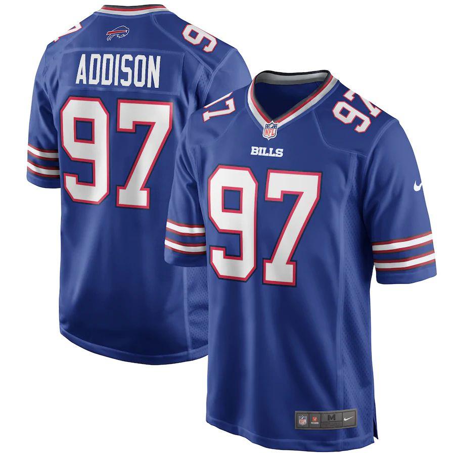 Men's Mario Addison Royal Player Limited Team Jersey