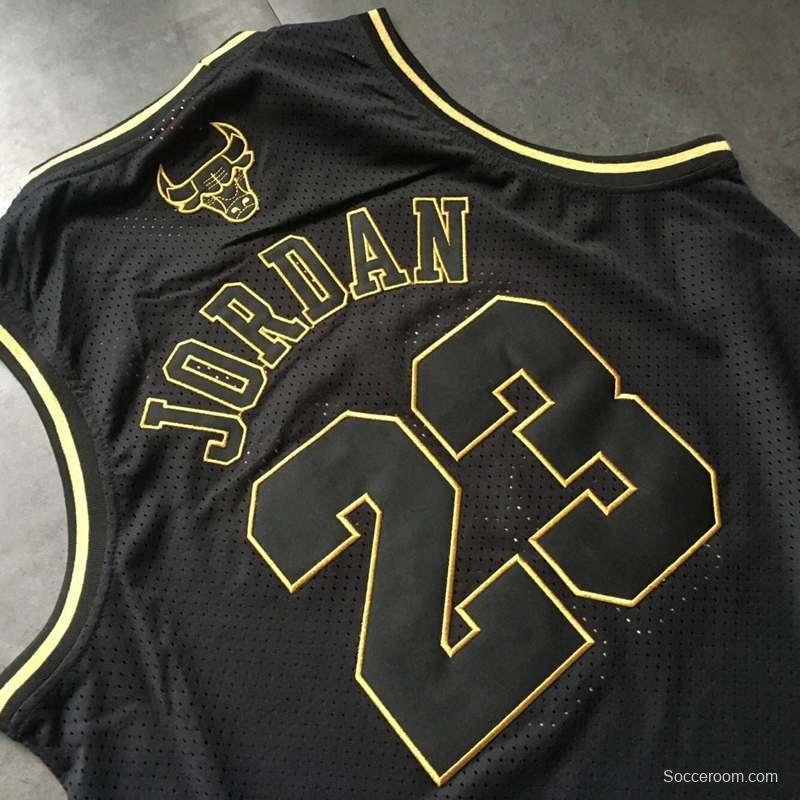 Men's Michael Jordan Black Retro Classic Team Jersey