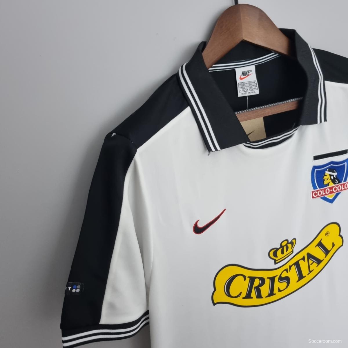 Retro 1999 Colo Colo home Soccer Jersey