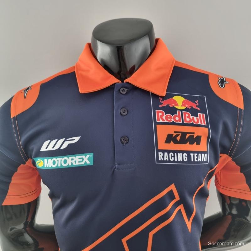 2022 F1 Formula One; KTM Polo Blue Orange