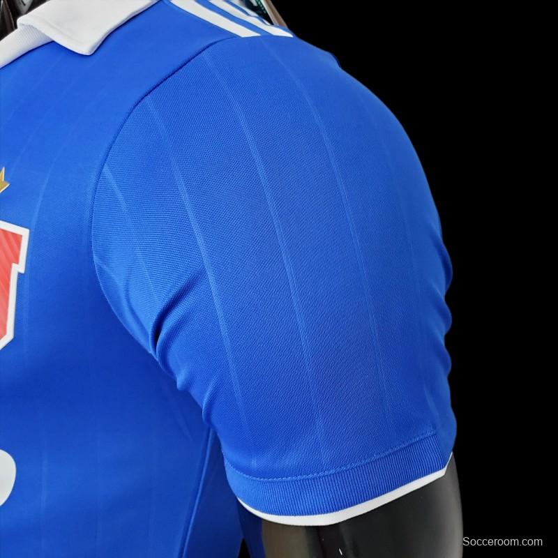 Player Version 22/23 Universidad De Chile Home  Soccer Jersey