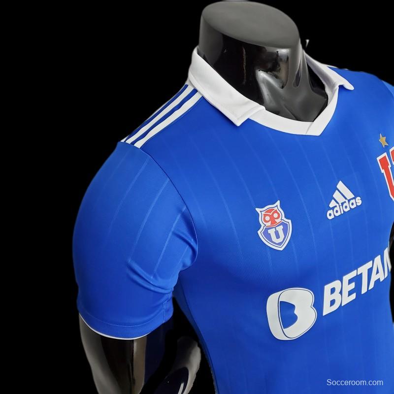 Player Version 22/23 Universidad De Chile Home  Soccer Jersey