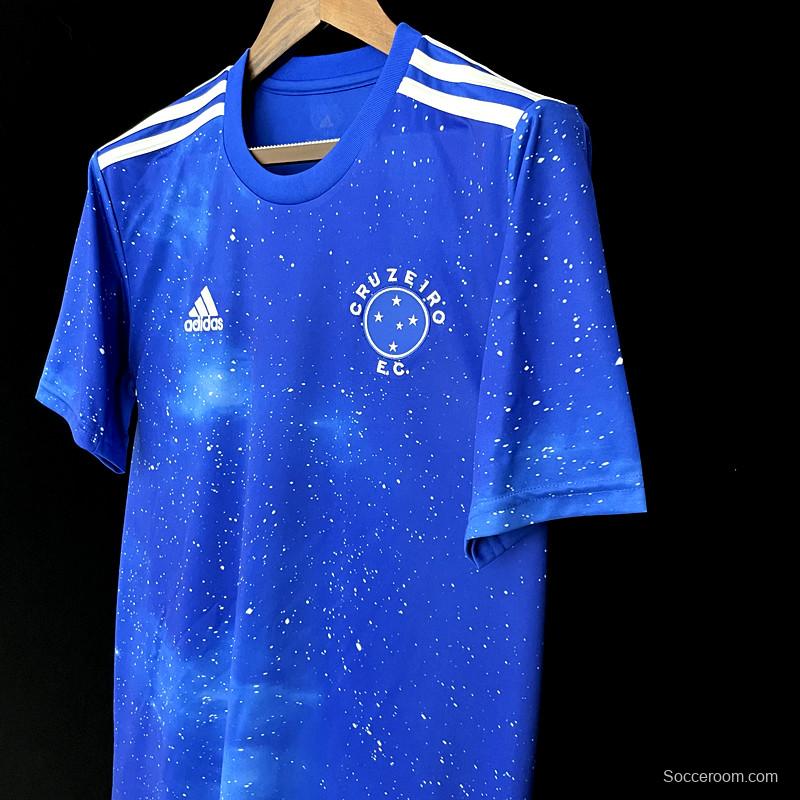 22/23 Cruzeiro Home Soccer Jersey