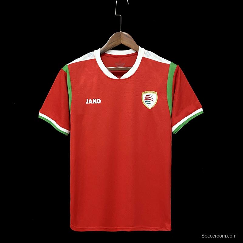 2022 Oman Home Soccer Jersey