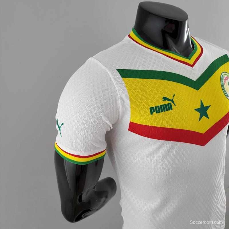 Player Version 2022 Senegal Home Soccer Jersey