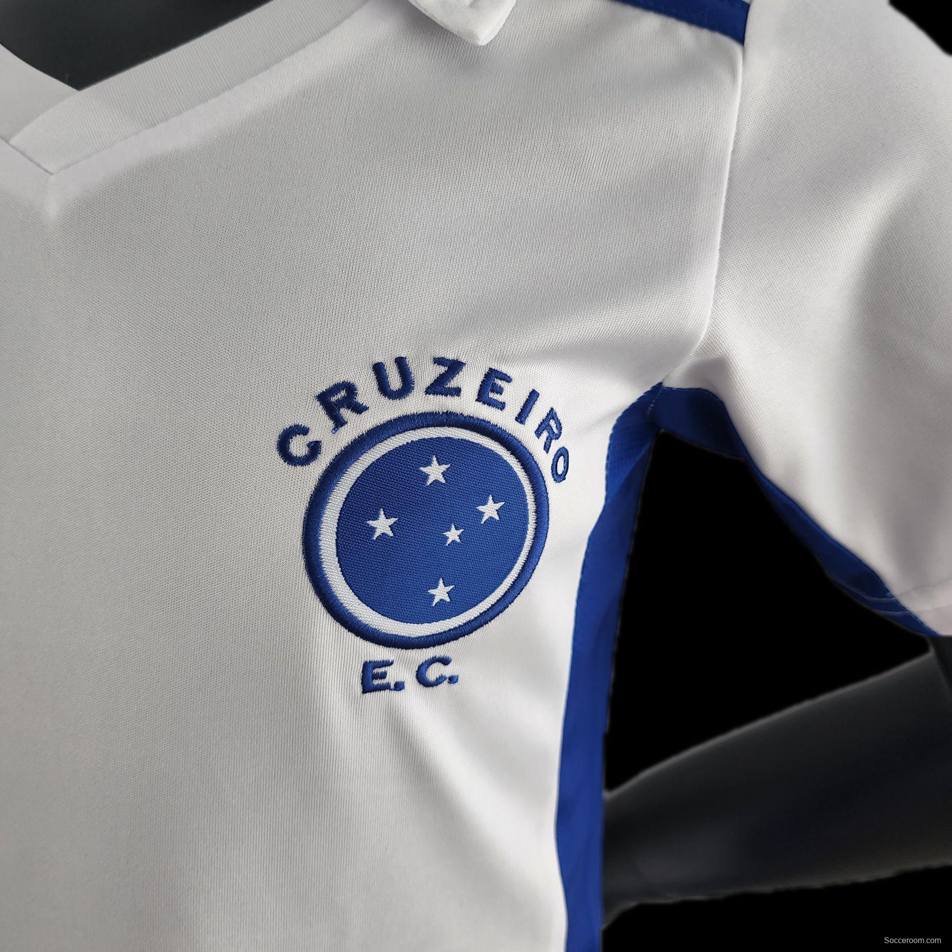 22/23 Cruzeiro Away  16-28 Soccer Jersey