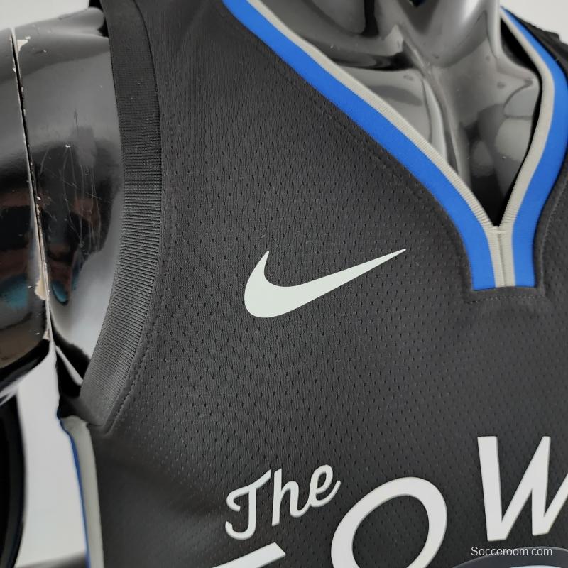 2020 WIGGINS #22 Warriors City Edition Black And Grey NBA Jersey