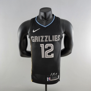 MORANT#12 Memphis Grizzlies Honor Edition Black NBA Jersey