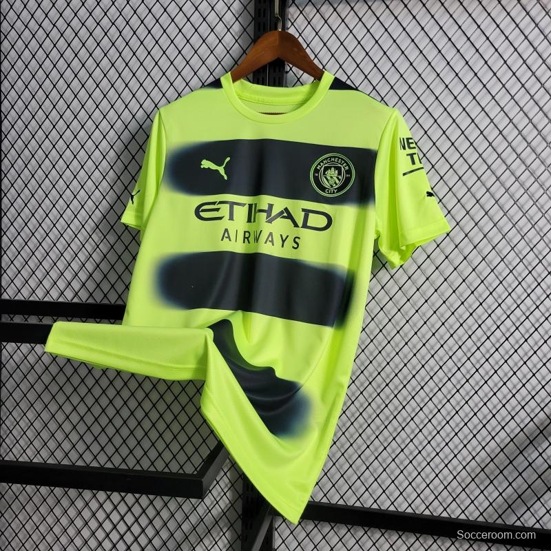 22/23 Manchester City Third Soccer Jersey