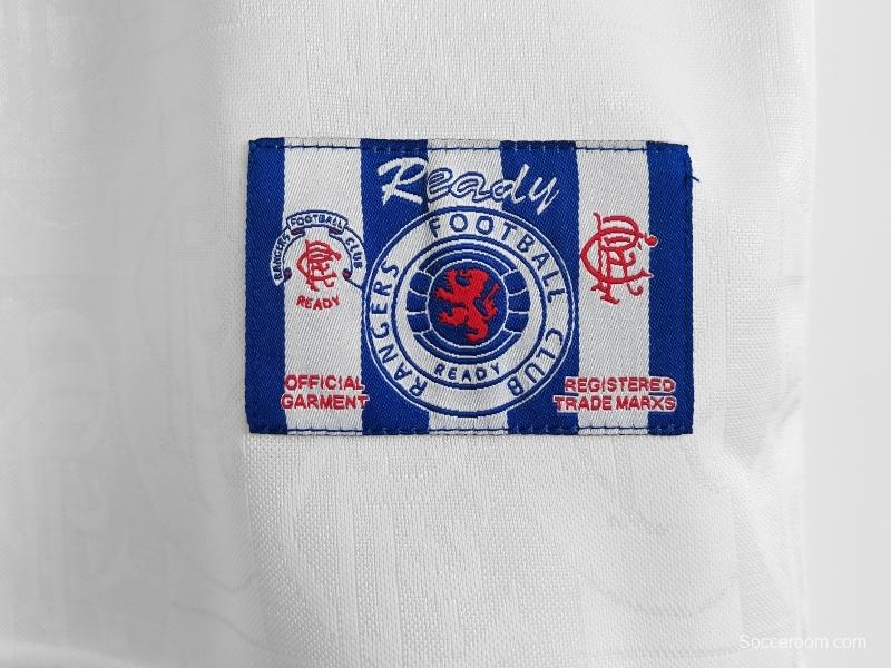 Retro 1996/97 Rangers Away Soccer Jersey