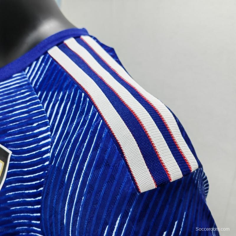 Player Version 2022 Japan Home Soccer Jersey