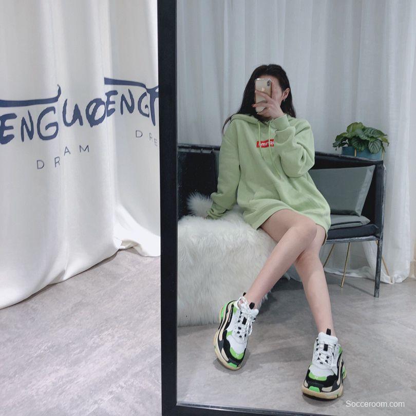 Men/Women Balenciaga Triple S Sneaker Green/Black