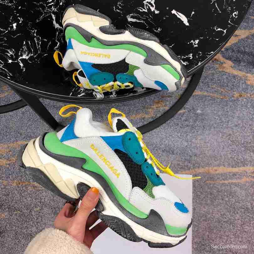 Men Balenciaga Triple-S Sneaker Green/Grey