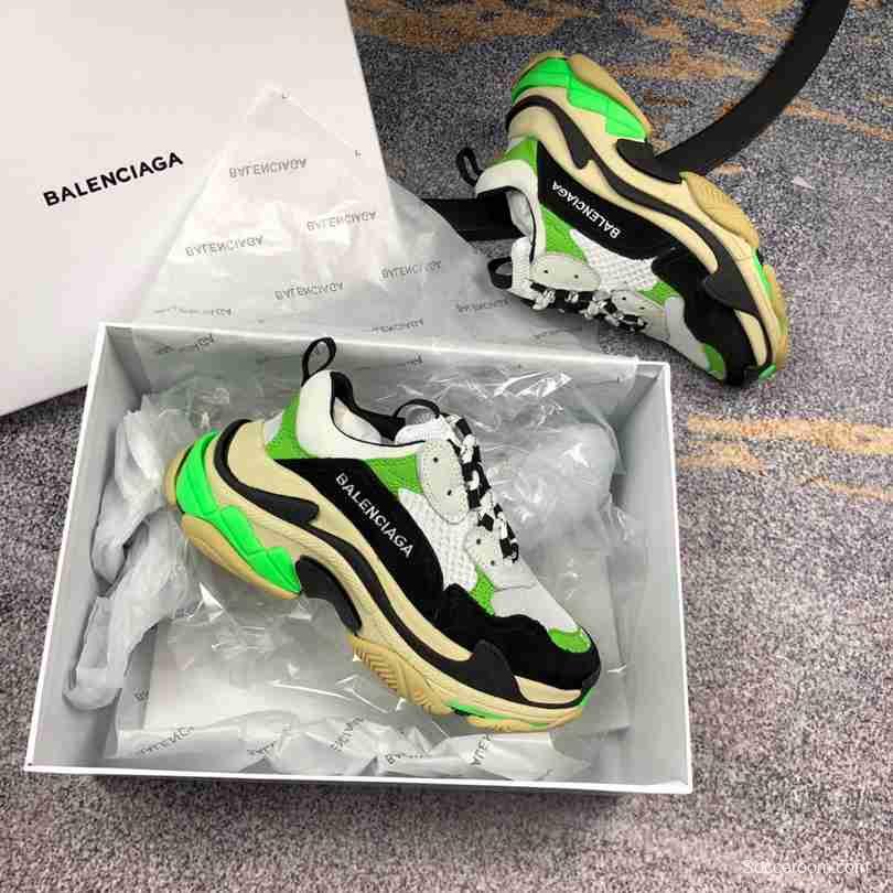 Men Balenciaga Triple-S Sneaker Green/Black