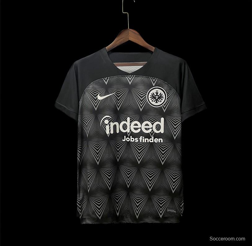 22/23 Eintracht Frankfurt Away Black Jersey