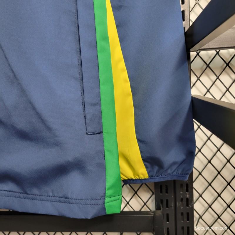 2023 Brazil Royal Blue Windbreaker