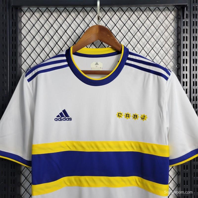 22-23 Boca Juniors Away White Jersey