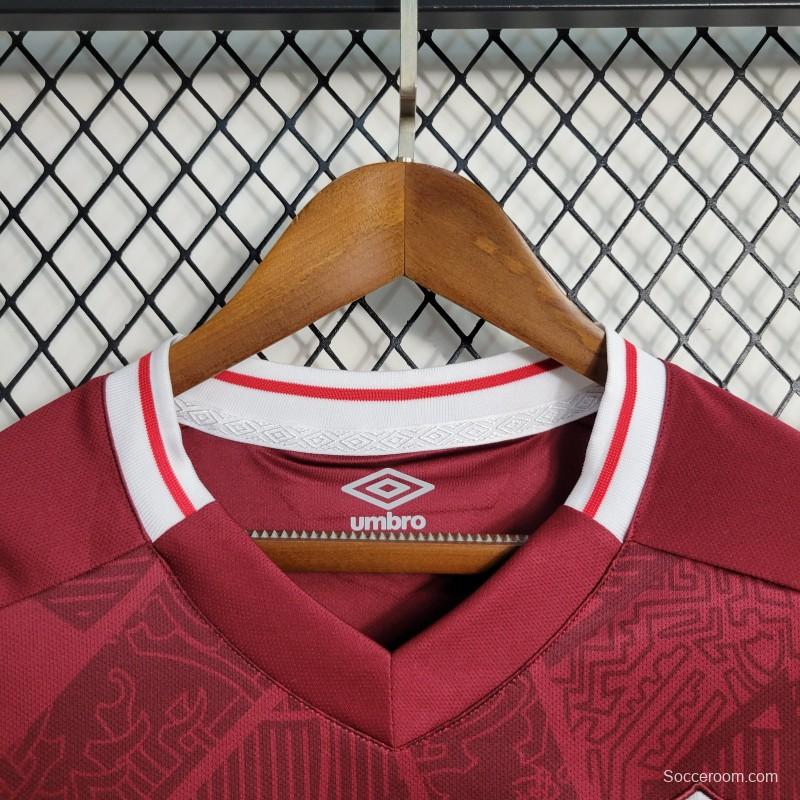 23-24 Fluminense  Third Red Jersey