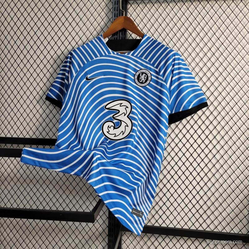 23-24 Chelsea Training Blue Jersey