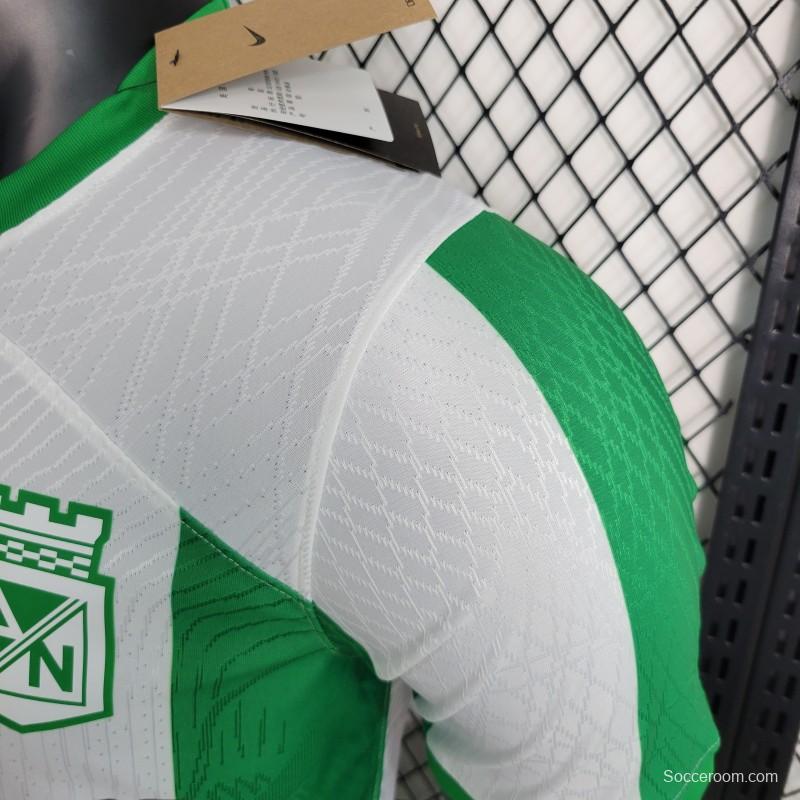 Player Version 23-24 Atlético Nacional Home Jersey