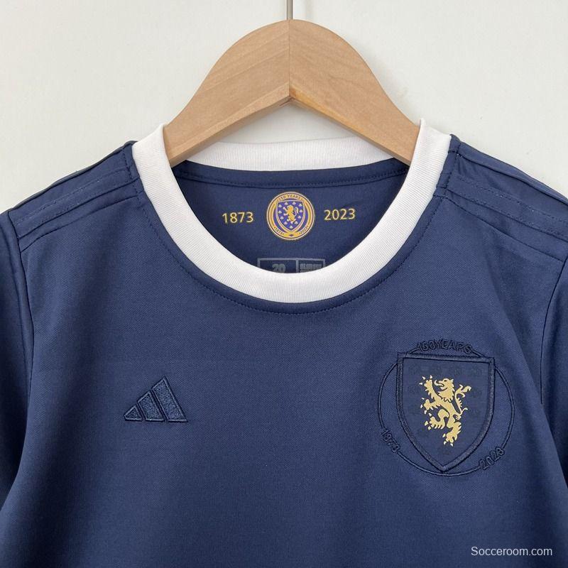 Kids 2023 Scotland 150th Aniversary Navy Jersey