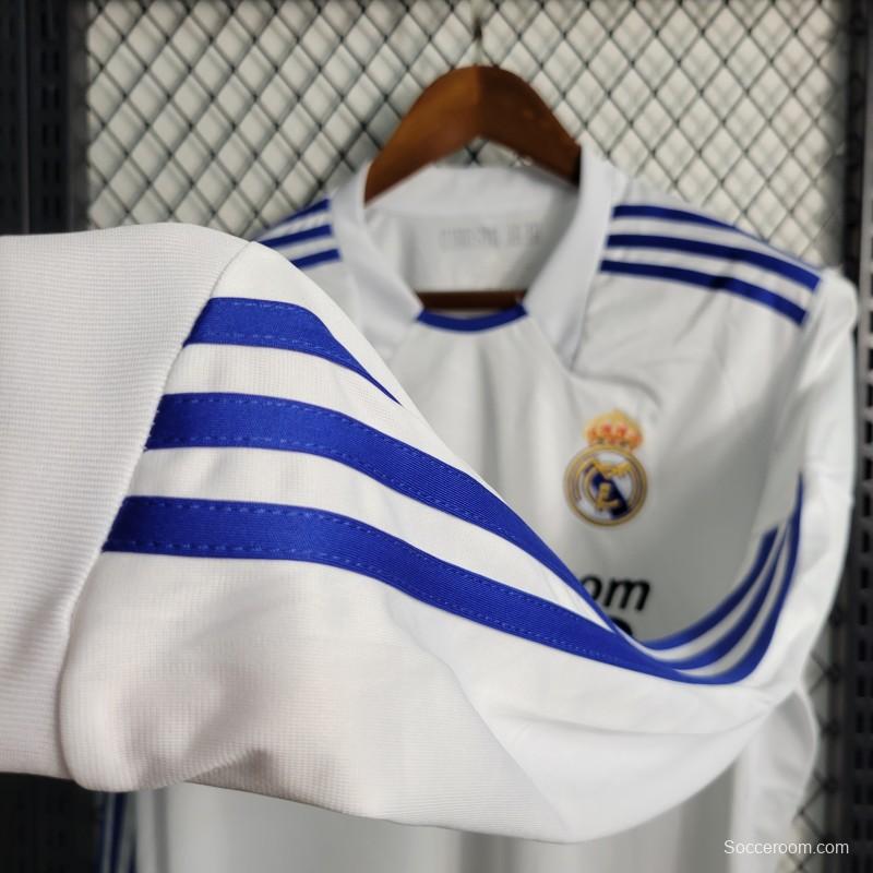 Retro Long Sleeve 10-11 Real Madrid Home Jersey