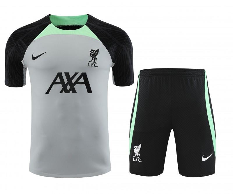 23-24 Liverpool Grey Short Sleeve+Shorts