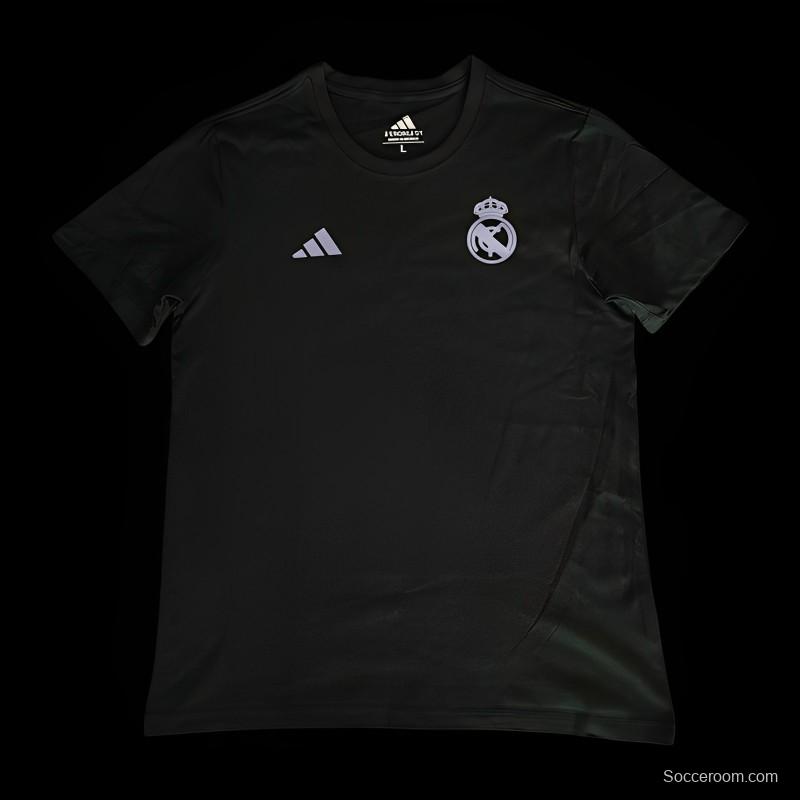 23/24 Real Madrid Copa Del Rey Finals Sevilia Black T-Shirt