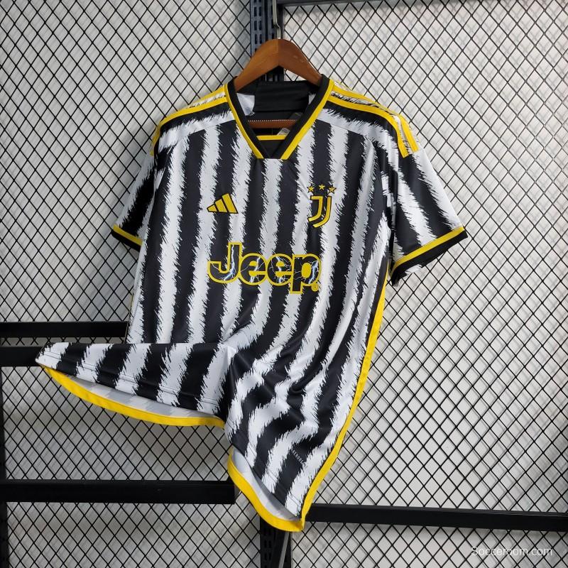 23-24 Juventus Home Jersey