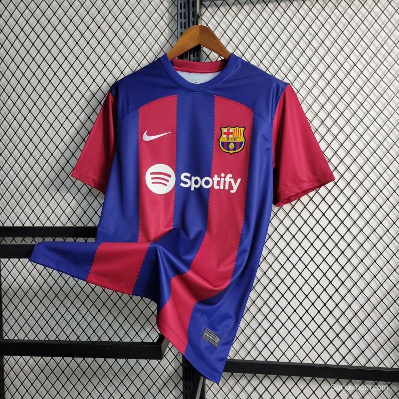 23-24 Barcelona Home Jersey