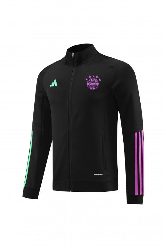 23/24 Bayern Munich Black/Purple Full Zipper +Pants
