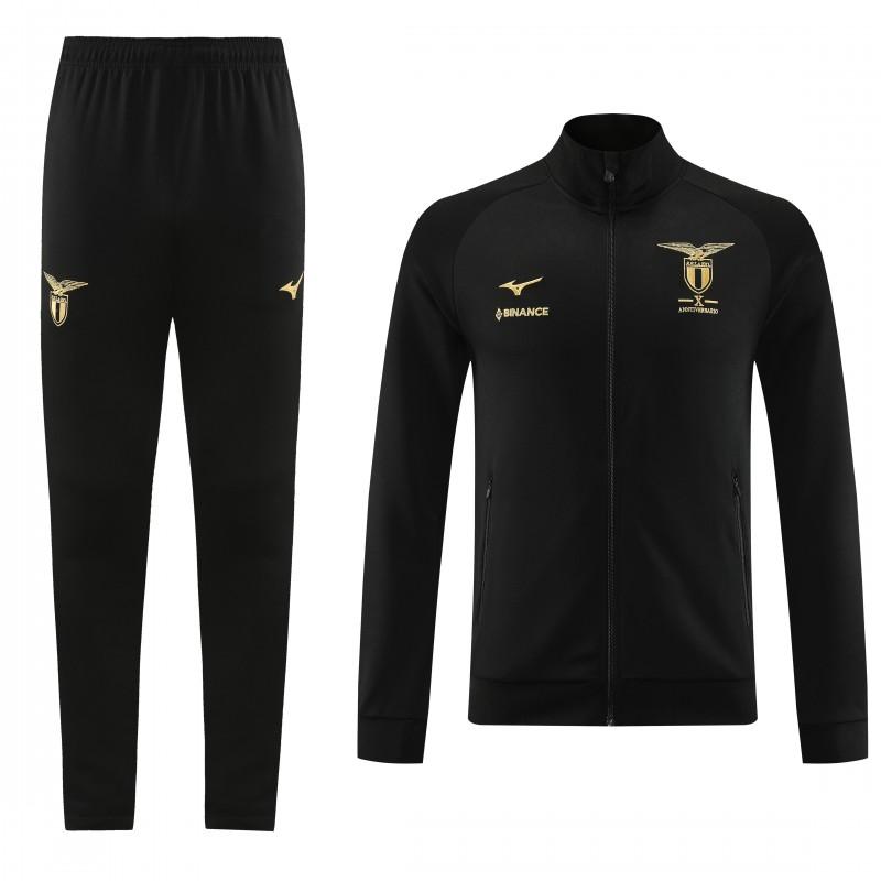 23/24 Lazio Black Full Zipper Jacket+Pants