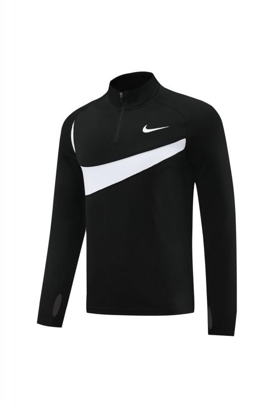 2024 Nike Black/White Half Zipper Jacket+Pants