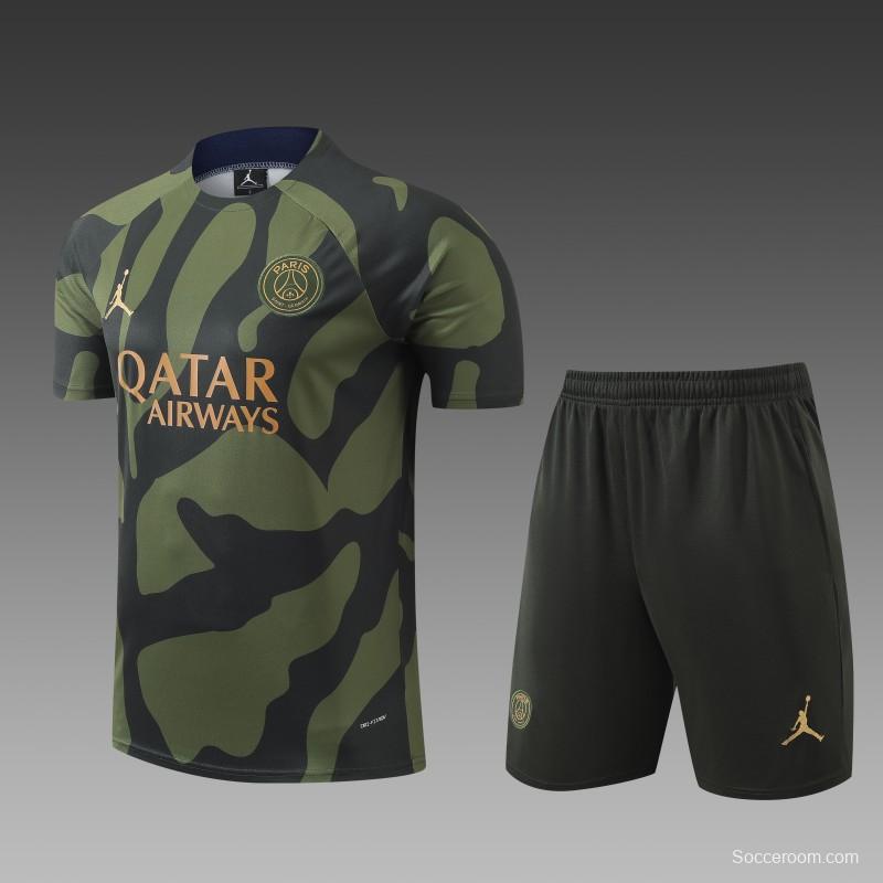 23/24 PSG Camouflage Short Sleeve Jersey+Shorts